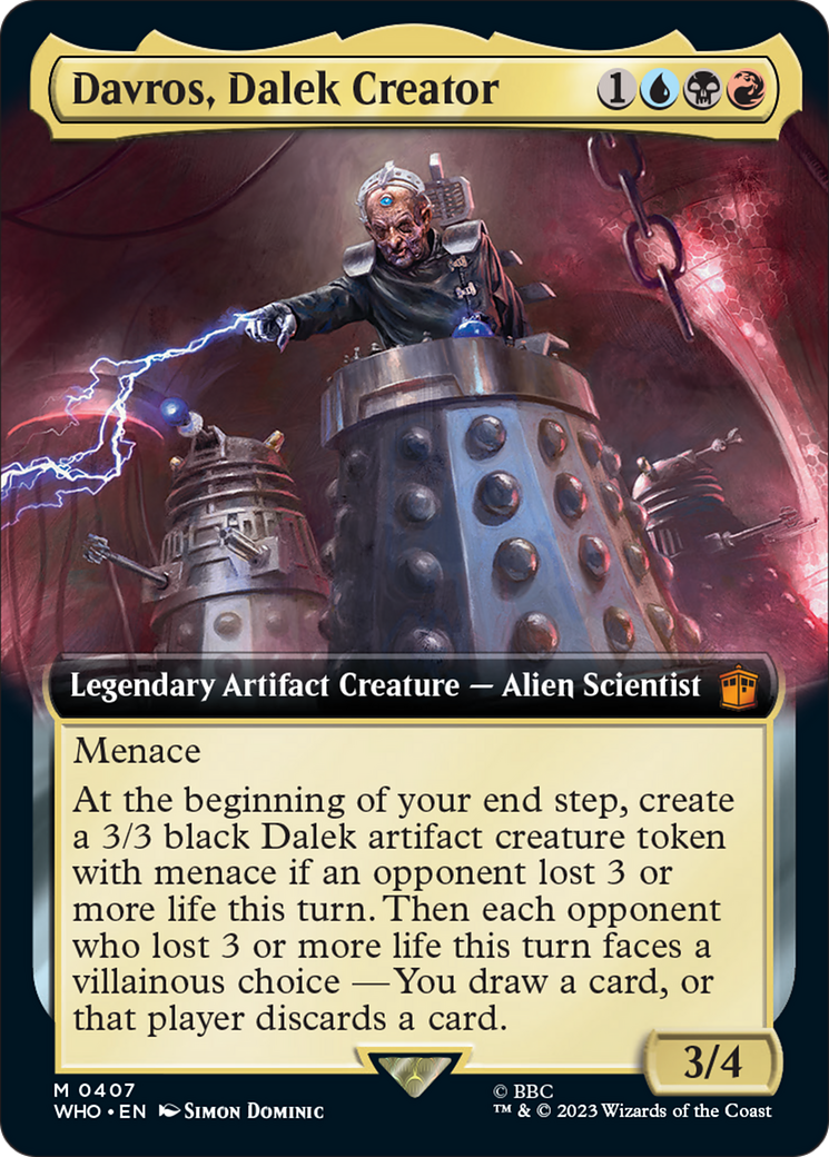 Davros, Dalek Creator (Extended Art) [Doctor Who] | Rock City Comics