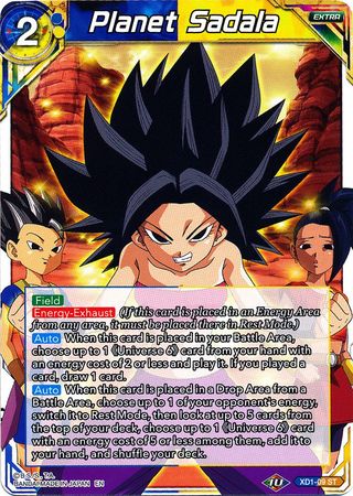 Planet Sadala (XD1-09) [Assault of the Saiyans] | Rock City Comics