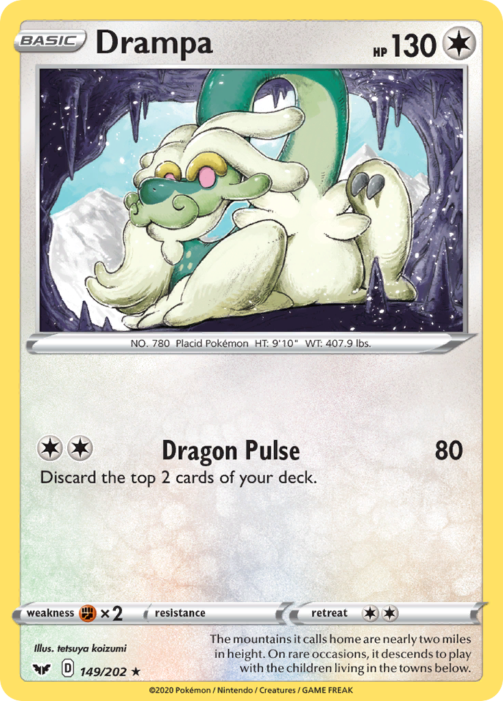 Drampa (149/202) [Sword & Shield: Base Set] | Rock City Comics