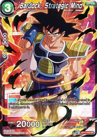 Bardock, Strategic Mind (BT11-025) [Vermilion Bloodline] | Rock City Comics