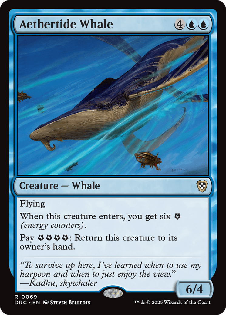 Aethertide Whale [Aetherdrift Commander] | Rock City Comics