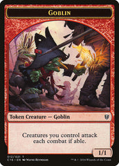 Goblin // Zombie Double-Sided Token [Commander 2016 Tokens] | Rock City Comics
