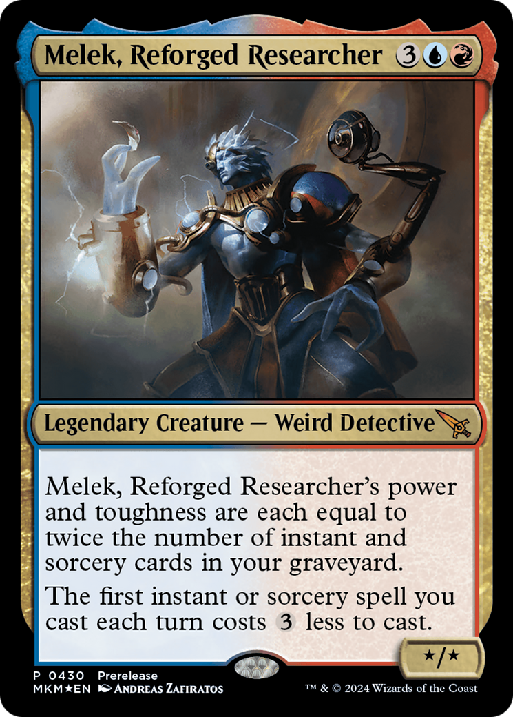 Melek, Reforged Researcher [Murders at Karlov Manor Prerelease Promos] | Rock City Comics