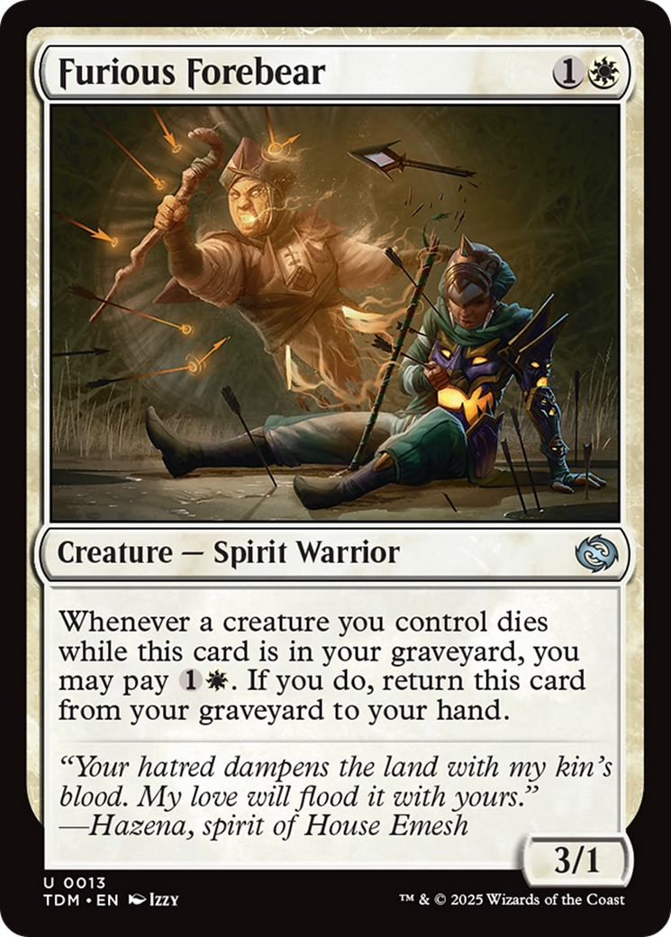 Furious Forebear [Tarkir: Dragonstorm] | Rock City Comics