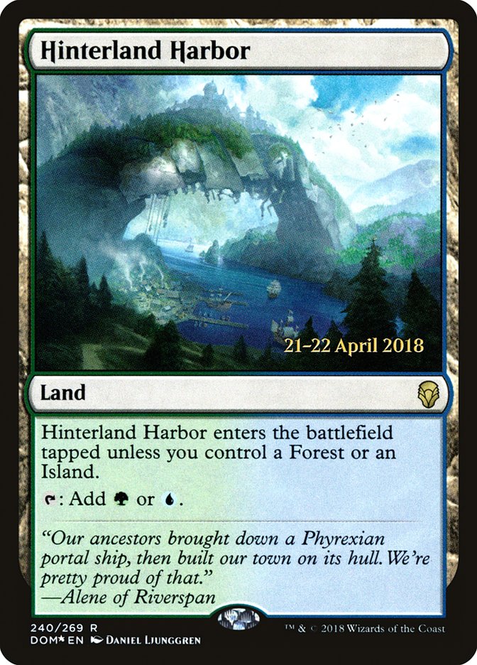 Hinterland Harbor [Dominaria Prerelease Promos] | Rock City Comics