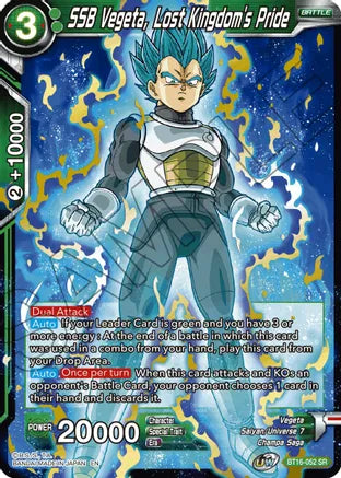 SSB Vegeta, Lost Kingdom's Pride (BT16-052) [Realm of the Gods] | Rock City Comics