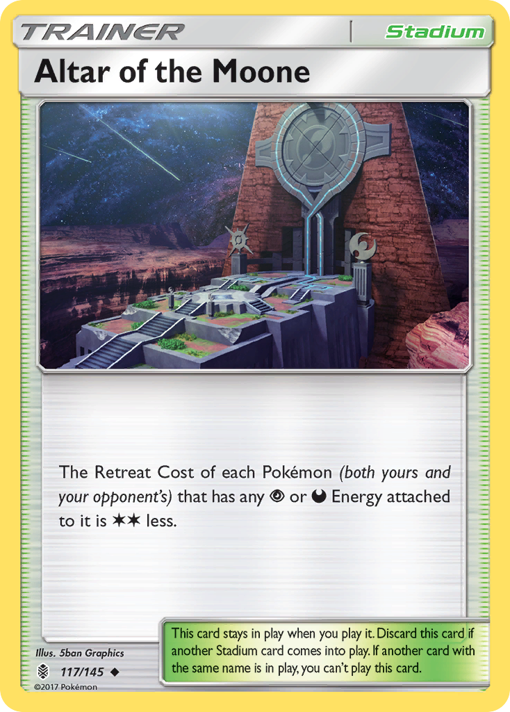 Altar of the Moone (117/145) [Sun & Moon: Guardians Rising] | Rock City Comics