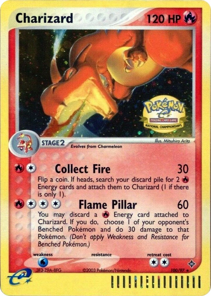 Charizard (100/097) (National Championships) [League & Championship Cards] | Rock City Comics