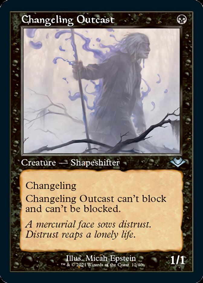 Changeling Outcast (Retro Foil Etched) [Modern Horizons] | Rock City Comics