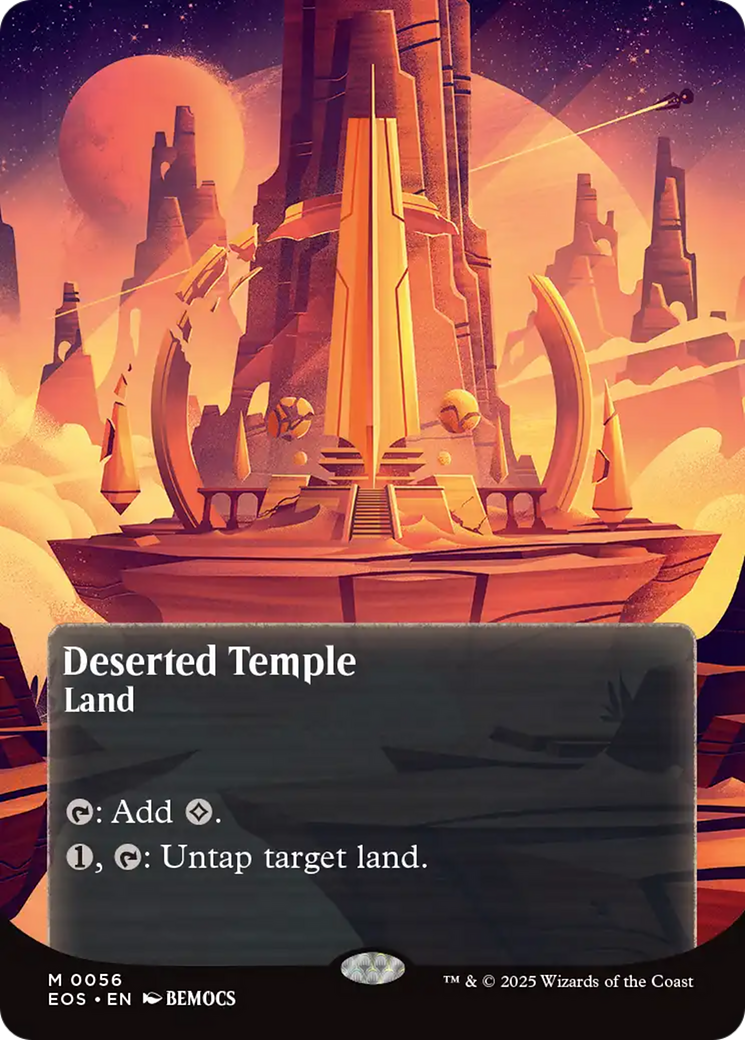 Deserted Temple (0056) (Borderless) [Edge of Eternities: Stellar Sights] | Rock City Comics