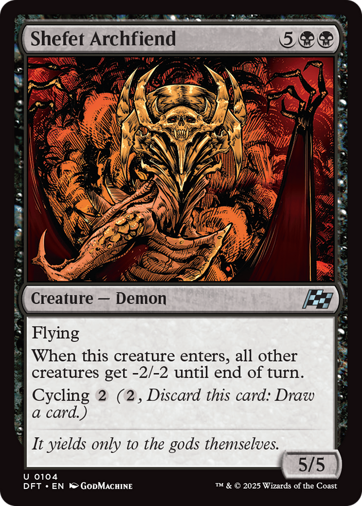 Shefet Archfiend [Aetherdrift] | Rock City Comics