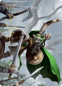 Maja, Bretagard Protector Art Card (Gold-Stamped Signature) [Kaldheim Art Series] | Rock City Comics