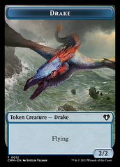 Spirit (0010) // Drake Double-Sided Token [Commander Masters Tokens] | Rock City Comics