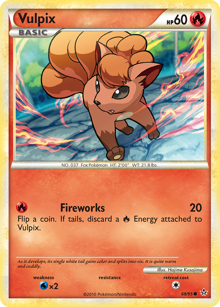 Vulpix (68/95) [HeartGold & SoulSilver: Unleashed] | Rock City Comics