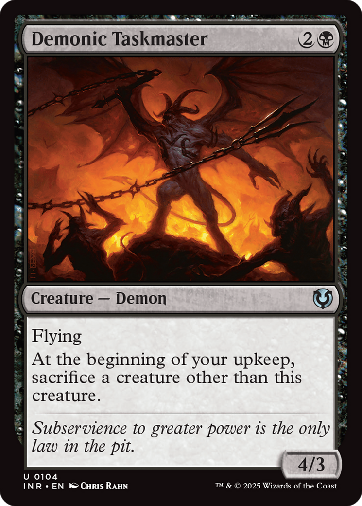 Demonic Taskmaster [Innistrad Remastered] | Rock City Comics