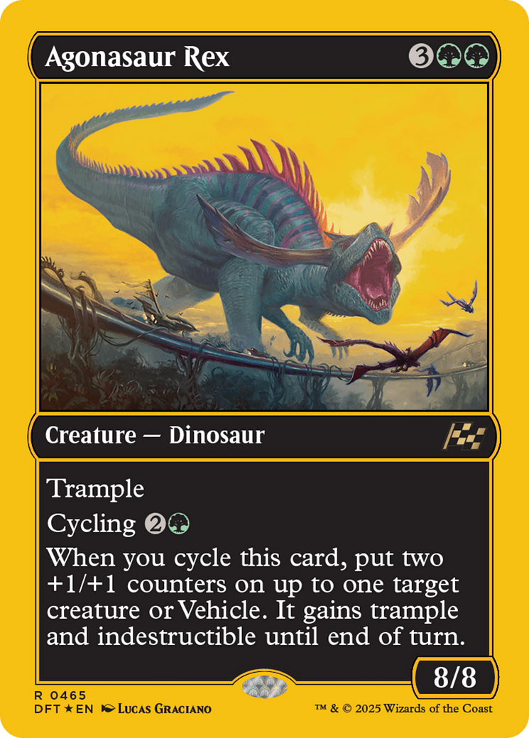 Agonasaur Rex (First-Place Foil) [Aetherdrift] | Rock City Comics