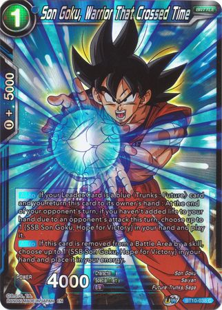 Son Goku, Warrior That Crossed Time (BT10-038) [Rise of the Unison Warrior 2nd Edition] | Rock City Comics