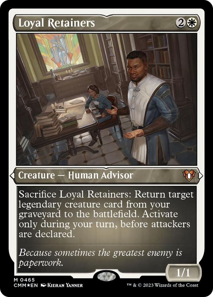 Loyal Retainers (Foil Etched) [Commander Masters] | Rock City Comics