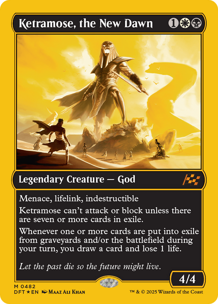 Ketramose, the New Dawn (First-Place Foil) [Aetherdrift] | Rock City Comics