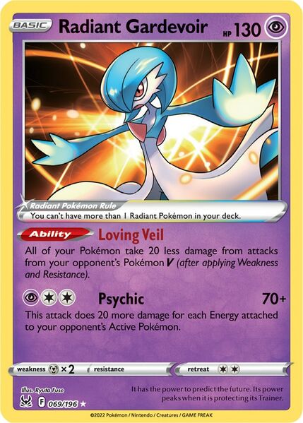 Radiant Gardevoir (069/196) [Prize Pack Series Three] | Rock City Comics