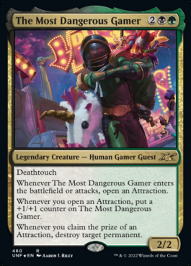 The Most Dangerous Gamer (Galaxy Foil) [Unfinity] | Rock City Comics