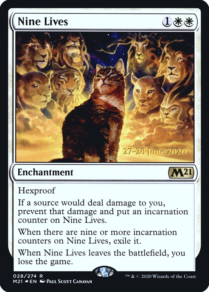 Nine Lives [Core Set 2021 Prerelease Promos] | Rock City Comics