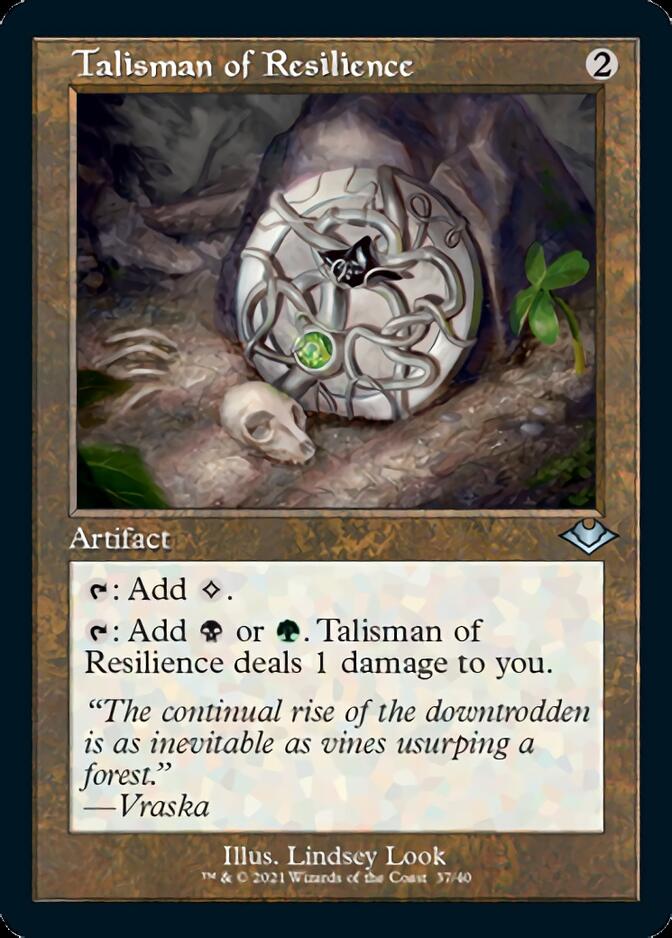 Talisman of Resilience (Retro Foil Etched) [Modern Horizons] | Rock City Comics