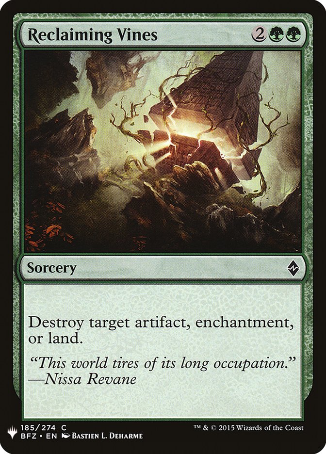 Reclaiming Vines [Mystery Booster] | Rock City Comics