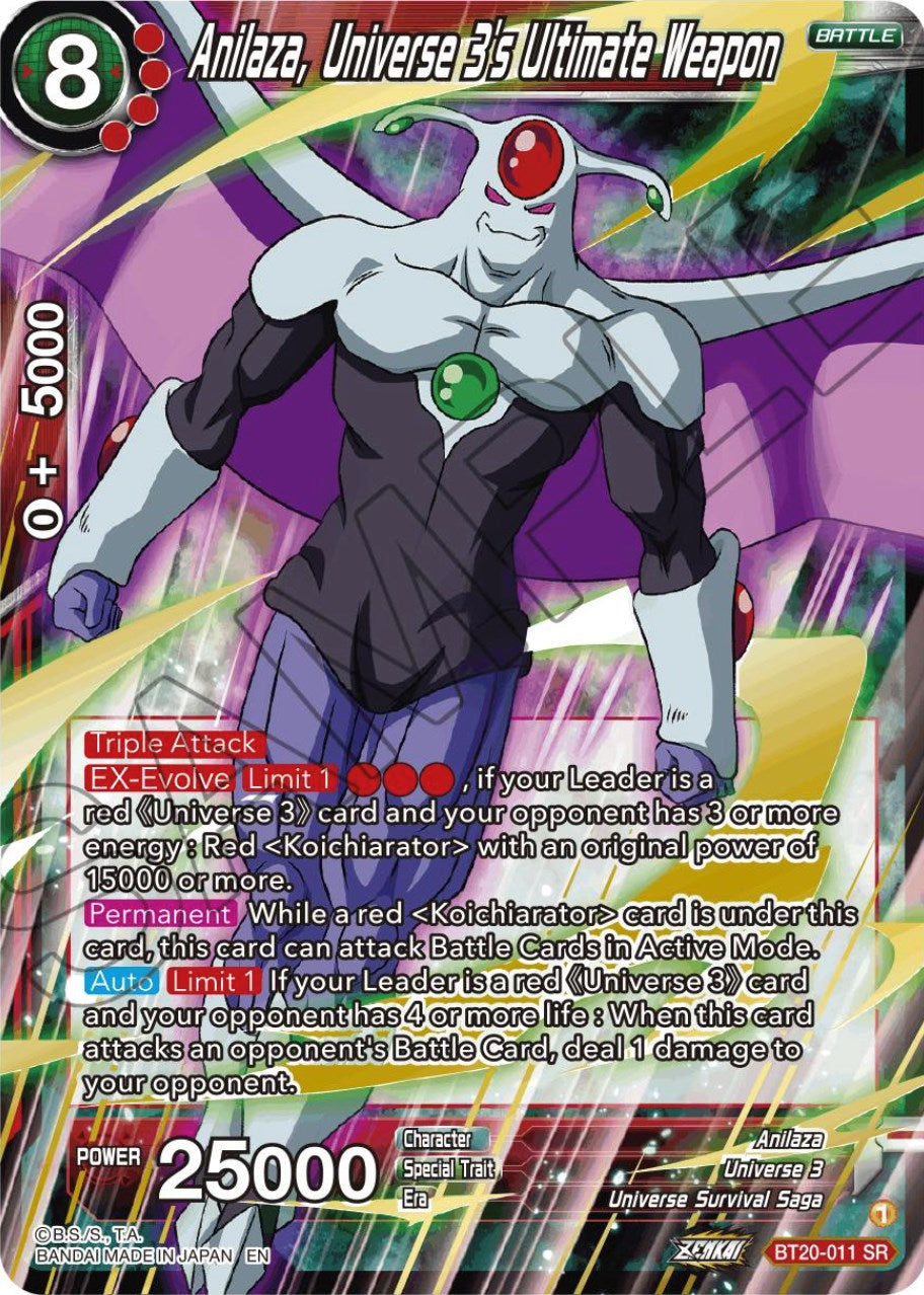Anilaza, Universe 3's Ultimate Weapon (BT20-011) [Power Absorbed] | Rock City Comics