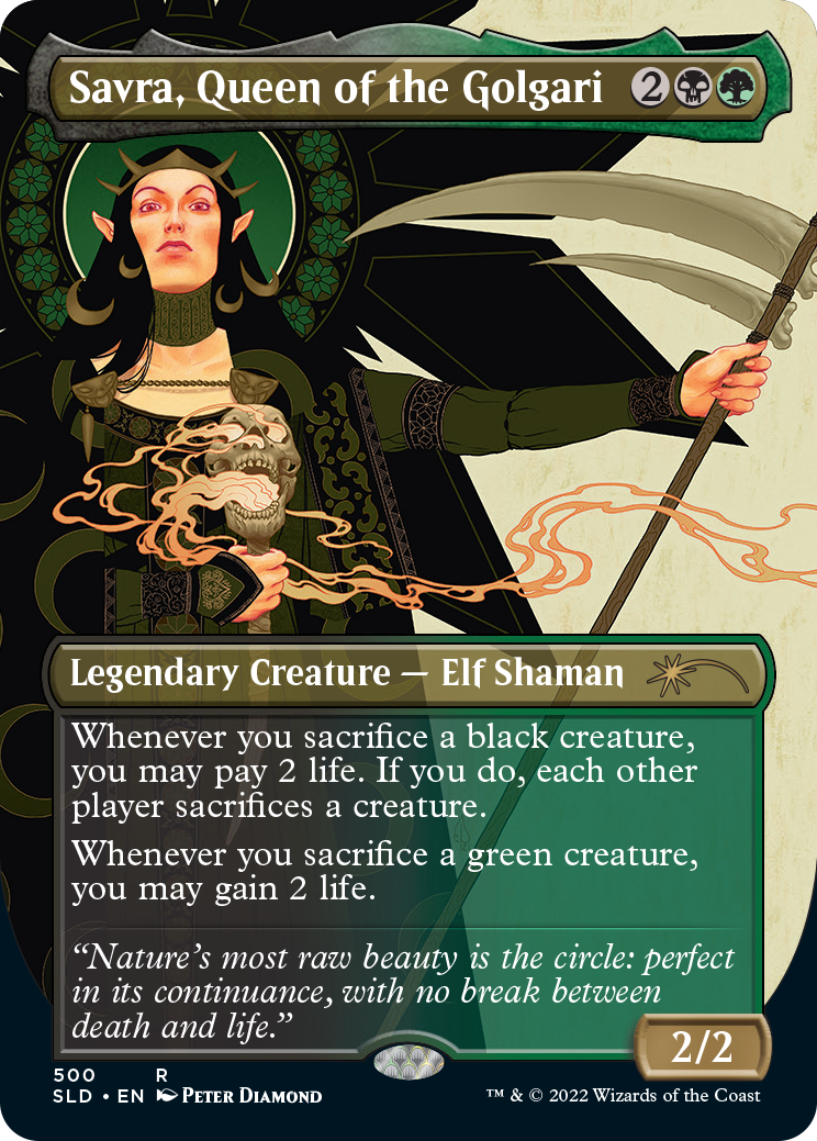 Savra, Queen of the Golgari (Borderless) [Secret Lair Drop Series] | Rock City Comics