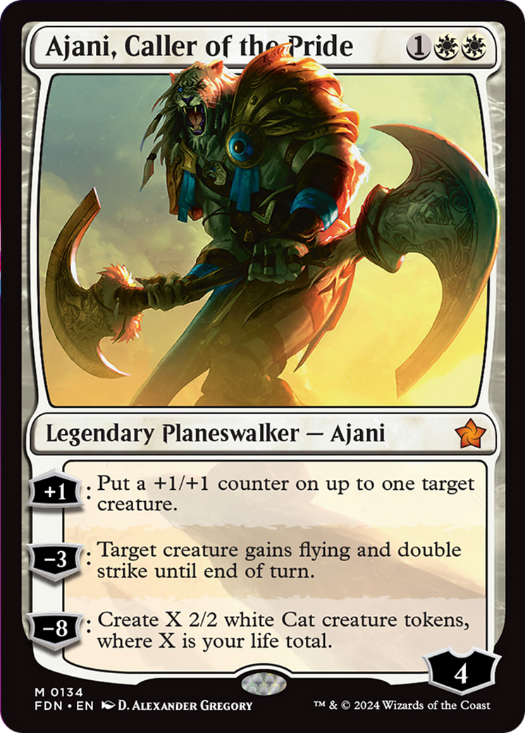 Ajani, Caller of the Pride [Foundations] | Rock City Comics