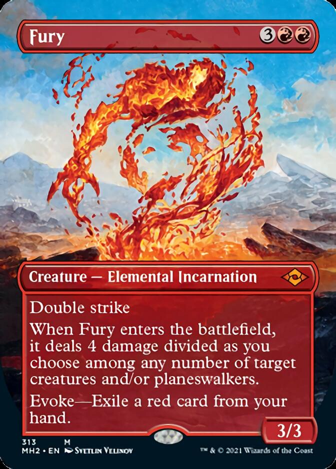 Fury (Borderless Alternate Art) [Modern Horizons 2] | Rock City Comics