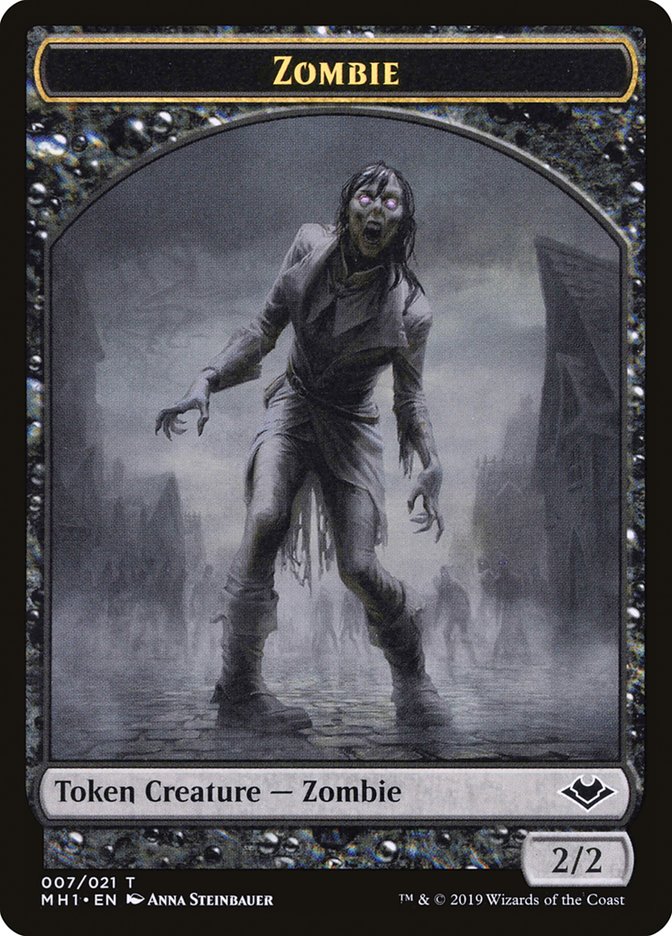 Angel (002) // Zombie (007) Double-Sided Token [Modern Horizons Tokens] | Rock City Comics