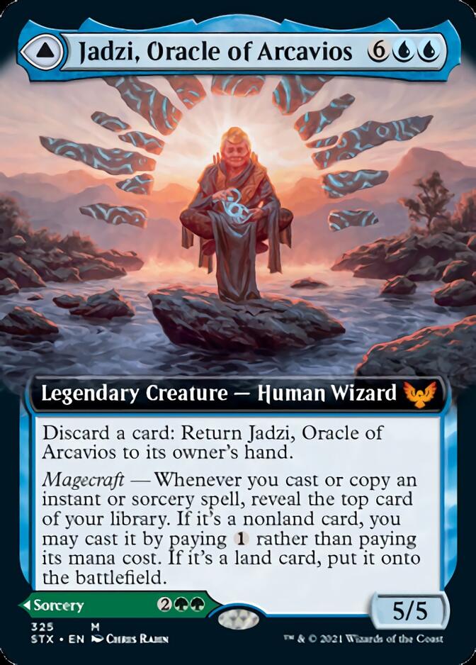 Jadzi, Oracle of Arcavios // Journey to the Oracle (Extended Art) [Strixhaven: School of Mages] | Rock City Comics