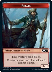 Pirate // Treasure Double-Sided Token [Core Set 2021 Tokens] | Rock City Comics