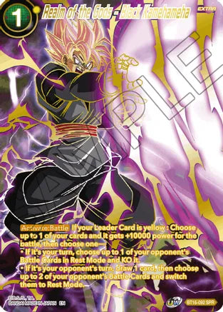 Realm of the Gods - Black Kamehameha (SPR) (BT16-092) [Realm of the Gods] | Rock City Comics