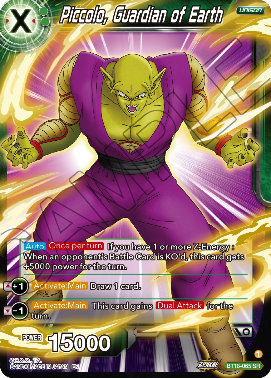 Piccolo, Guardian of Earth (BT18-065) [Dawn of the Z-Legends] | Rock City Comics