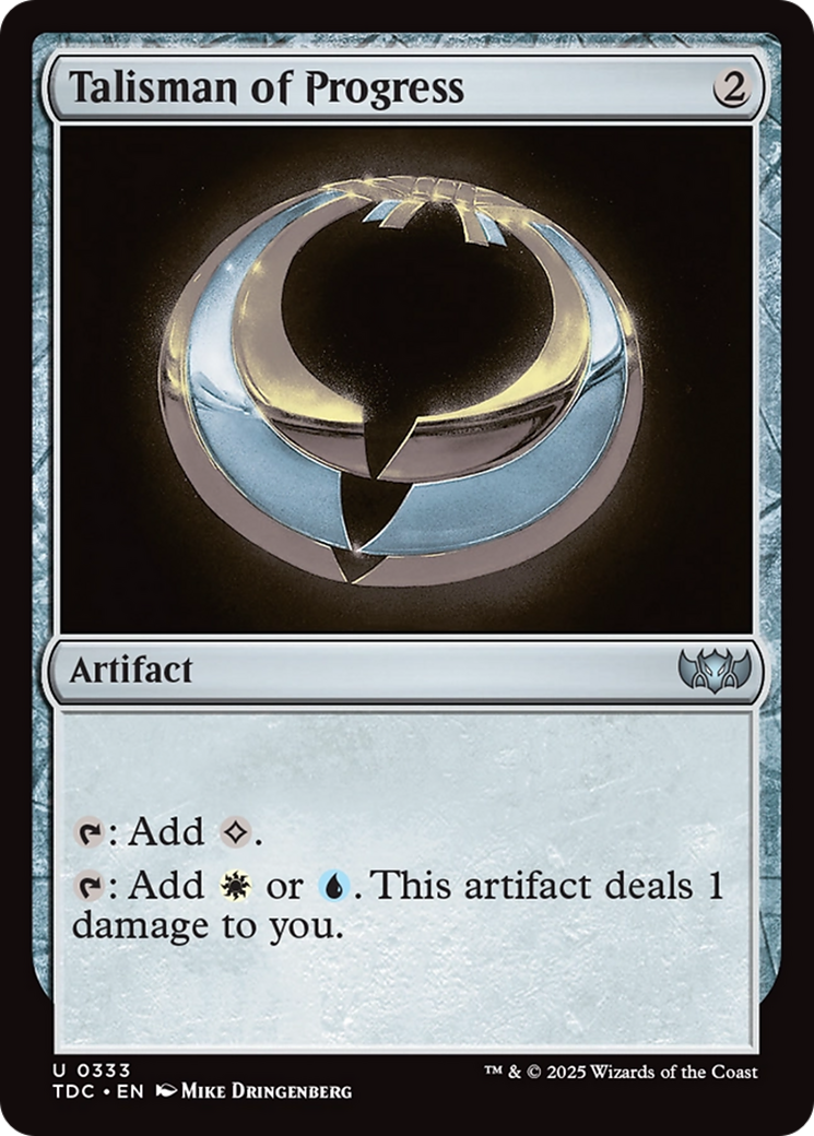 Talisman of Progress [Tarkir: Dragonstorm Commander] | Rock City Comics