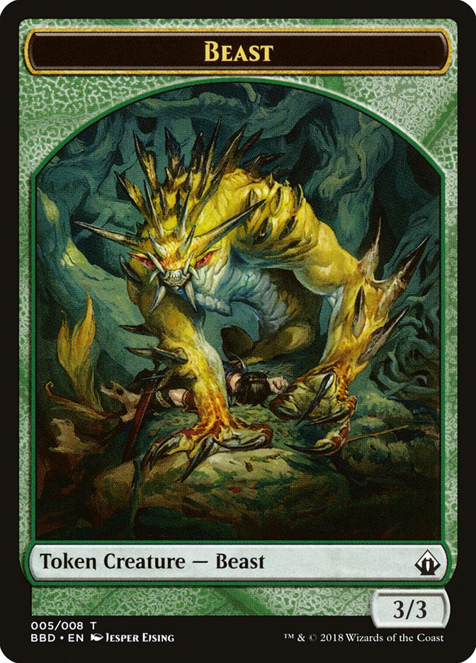 Beast Token [Battlebond Tokens] | Rock City Comics