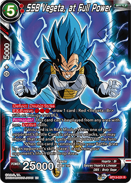 SSB Vegeta, at Full Power (Rare) (BT13-021) [Supreme Rivalry] | Rock City Comics