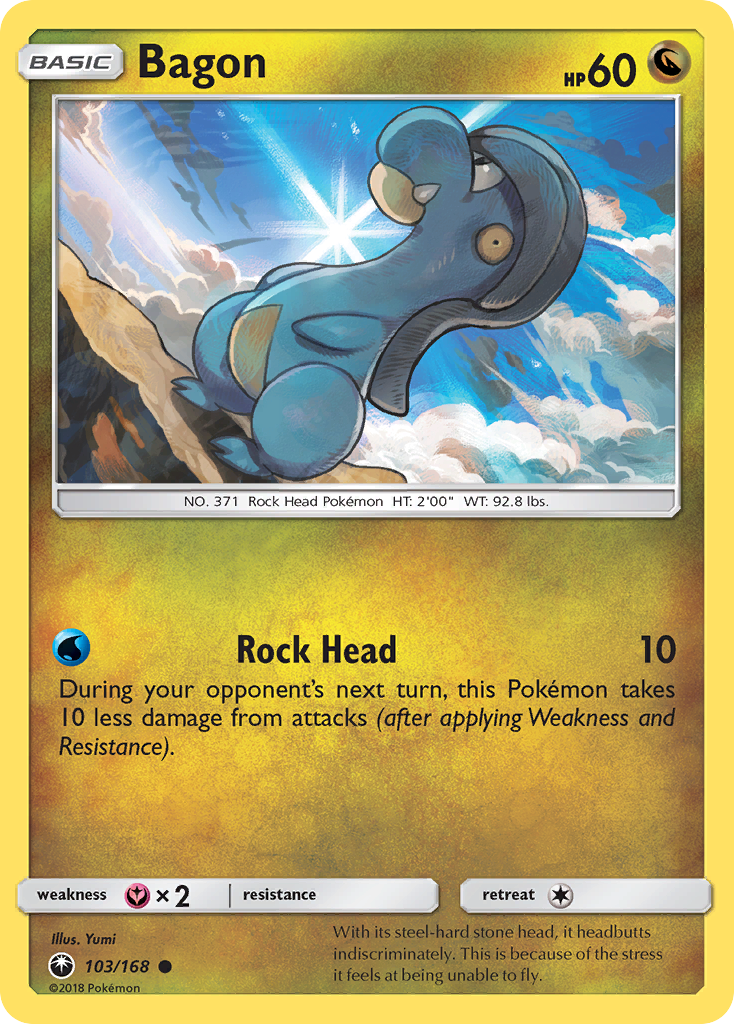 Bagon (103/168) [Sun & Moon: Celestial Storm] | Rock City Comics