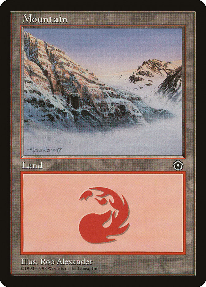 Mountain (Signature on Left / Cave on Left) [Portal Second Age] | Rock City Comics