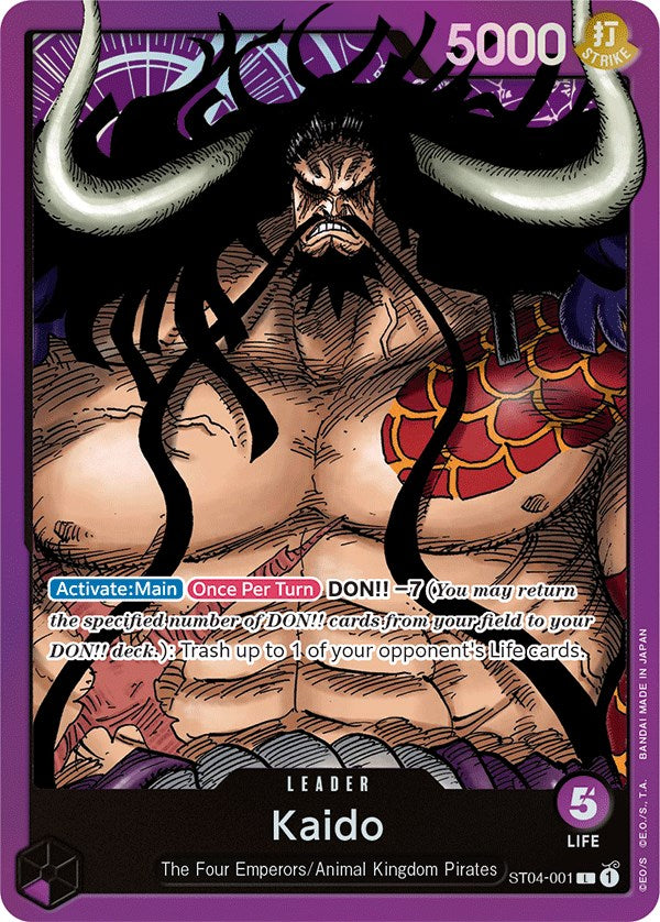 Kaido (001) [Starter Deck: Animal Kingdom Pirates] | Rock City Comics