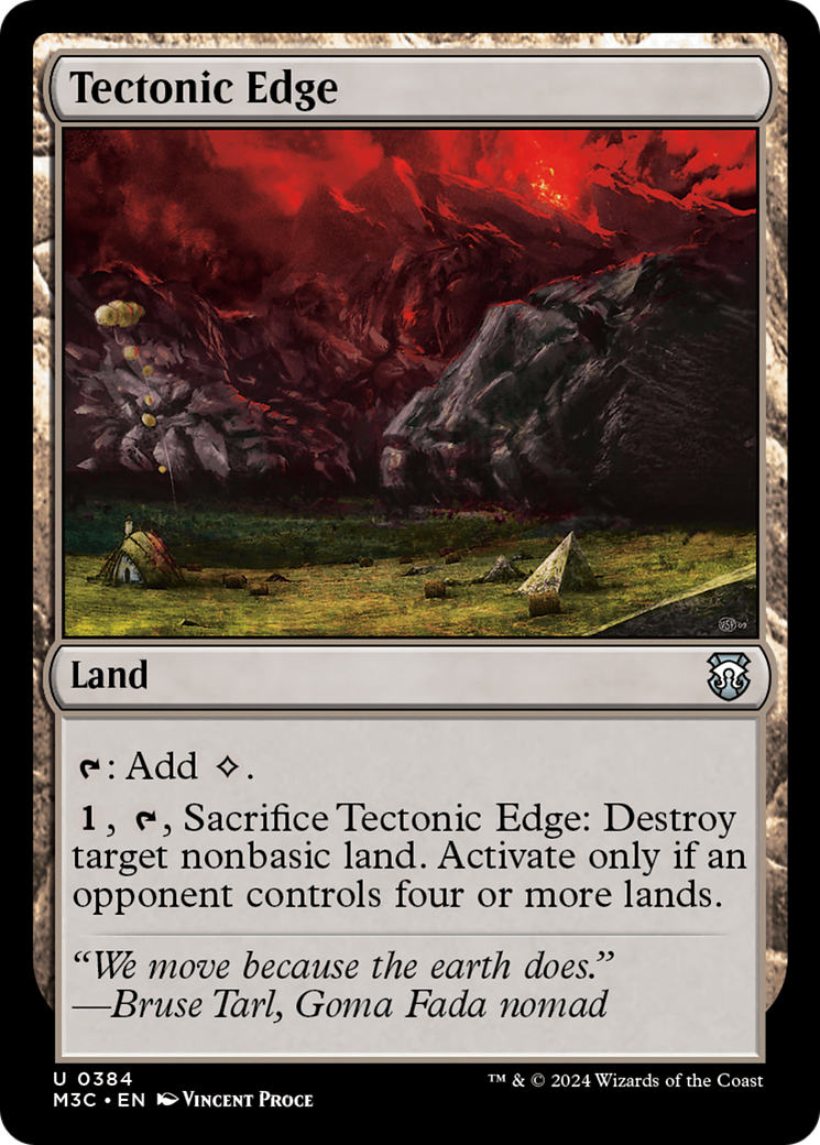 Tectonic Edge (Ripple Foil) [Modern Horizons 3 Commander] | Rock City Comics