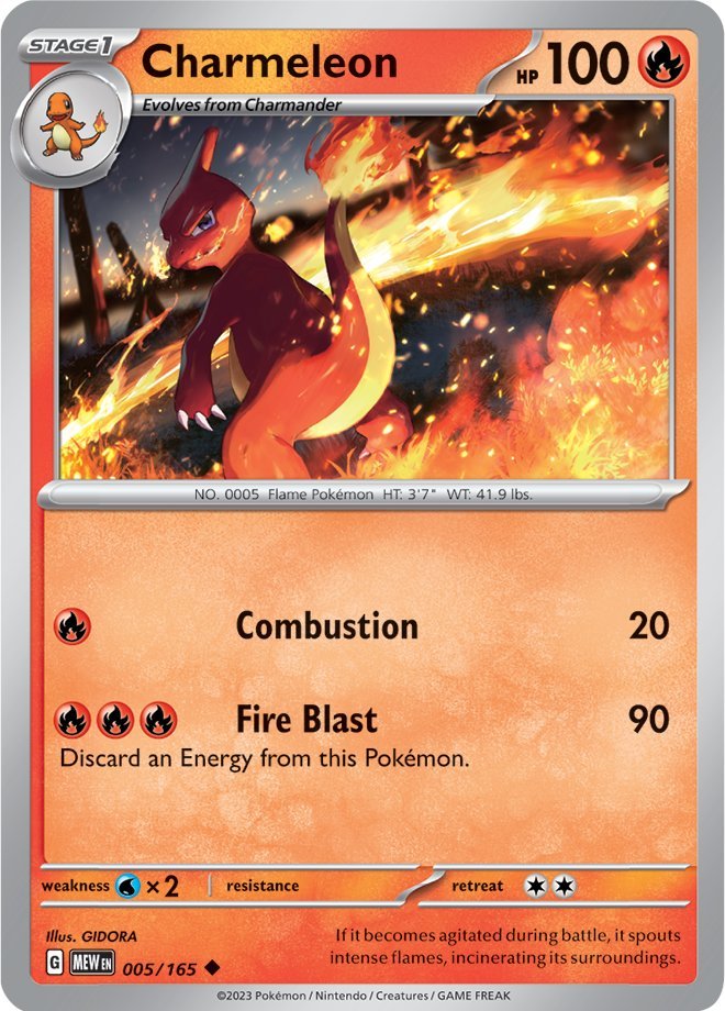 Charmeleon (005/165) [Scarlet & Violet 151] | Rock City Comics