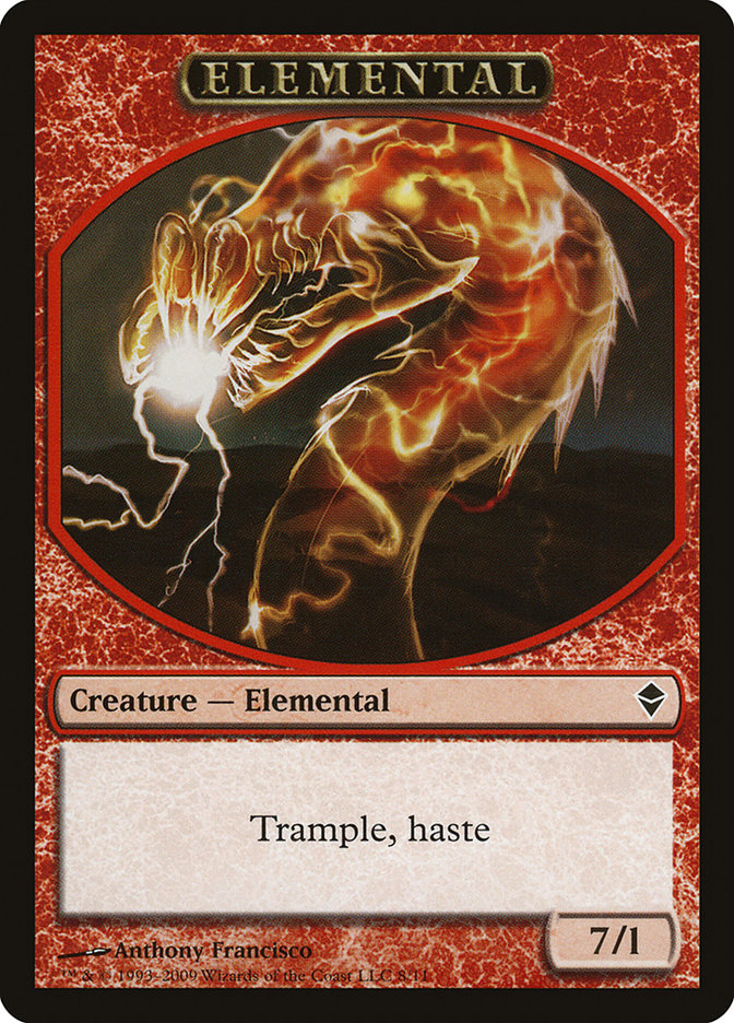 Elemental Token [Zendikar Tokens] | Rock City Comics