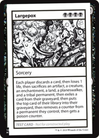 Largepox (2021 Edition) [Mystery Booster Playtest Cards] | Rock City Comics