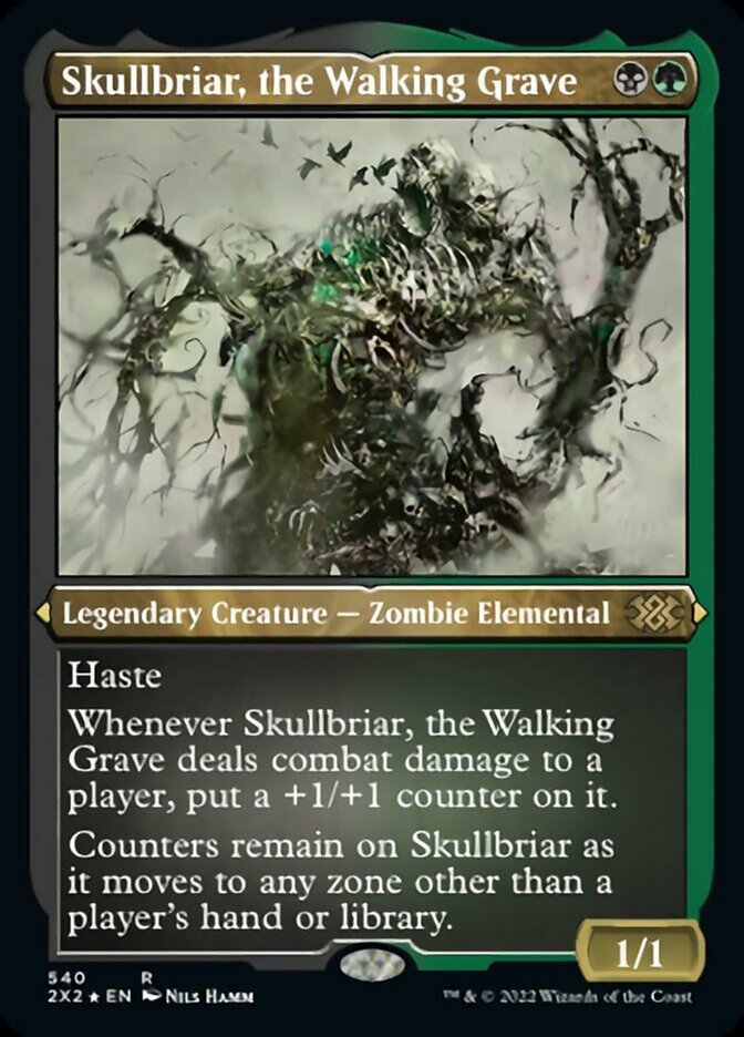 Skullbriar, the Walking Grave (Foil Etched) [Double Masters 2022] | Rock City Comics