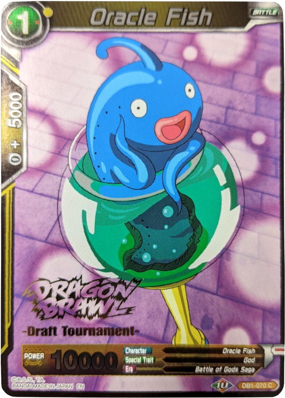 Oracle Fish (Dragon Brawl Draft Tournament Gold Stamped) (DB1-070) [Promotion Cards] | Rock City Comics