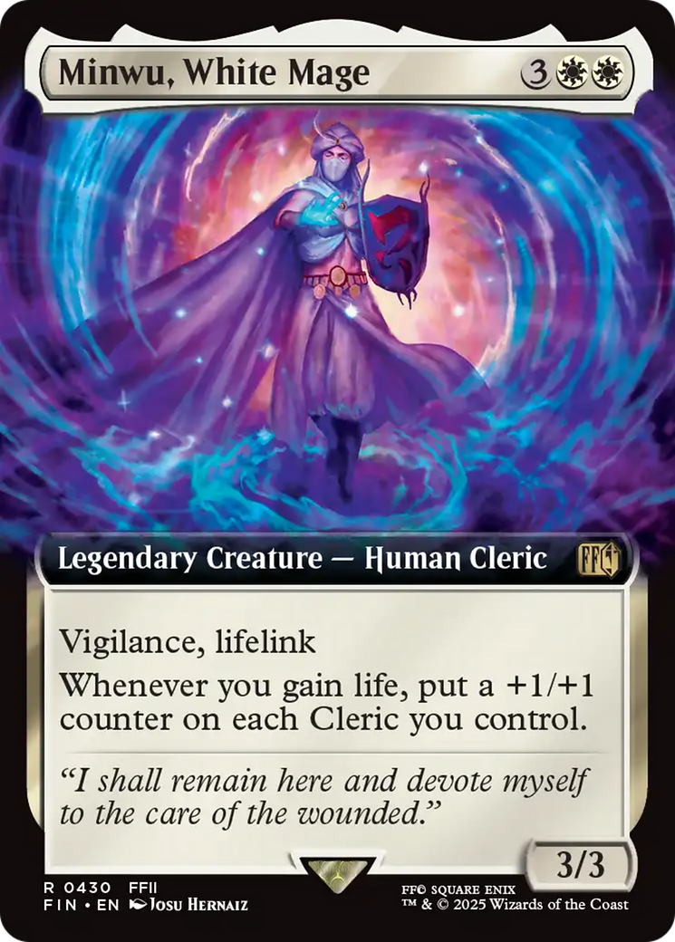 Minwu, White Mage (Extended Art) [FINAL FANTASY] | Rock City Comics